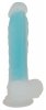 Dildo z przyssawką Glow in the Dark 20,5 cm